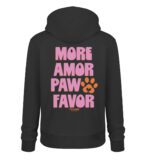 MORE AMOR PAW FAVOR - Unisex Organic Hoodie 2.0 ST/ST-16