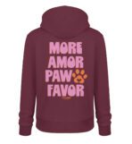 MORE AMOR PAW FAVOR - Unisex Organic Hoodie 2.0 ST/ST-839