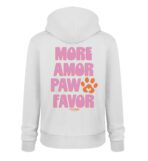 MORE AMOR PAW FAVOR - Unisex Organic Hoodie 2.0 ST/ST-6961