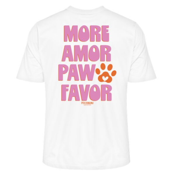 MORE AMOR PAW FAVOR - Herren Premium Organic Shirt 2.0 ST/ST-7197