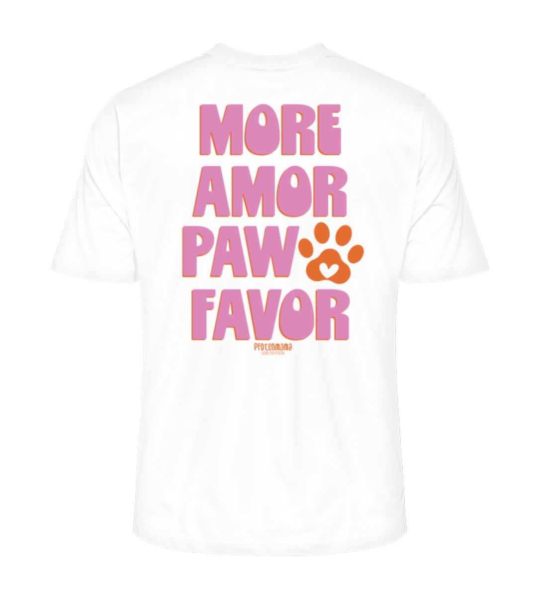 MORE AMOR PAW FAVOR  – Herren Premium Organic Shirt 2.0 ST/ST